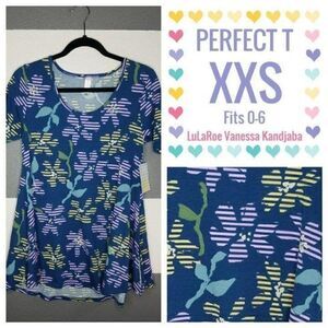 LuLaRoe Perfect T XXS Floral NEW
